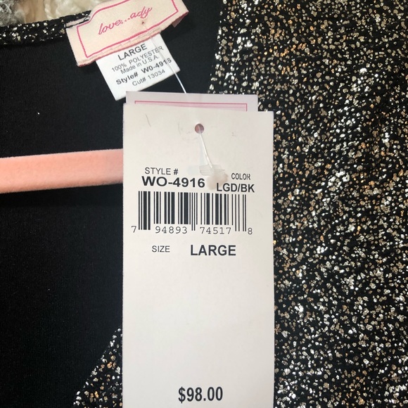 Black and gold speckled dress - Picture 4 of 5